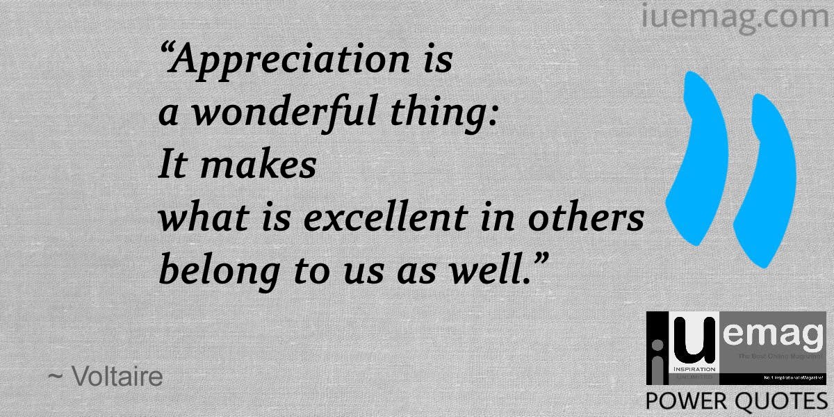 7 Prominent Quotes That Define The Value Of Appreciation