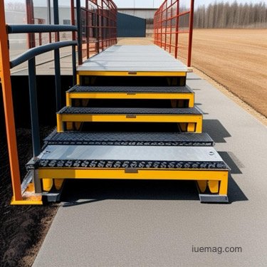 Industrial step platforms